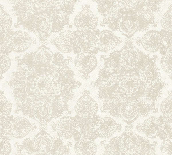 A.S. Création Boho Love 364632 Vlies Metallic Beige Grau
