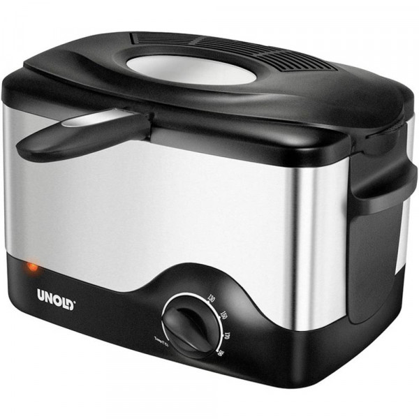 Unold Fritteuse 58615 Edelstahl/Schwarz